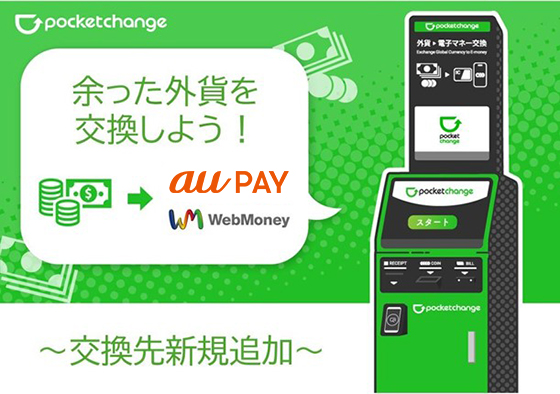 余った外貨を交換しよう!