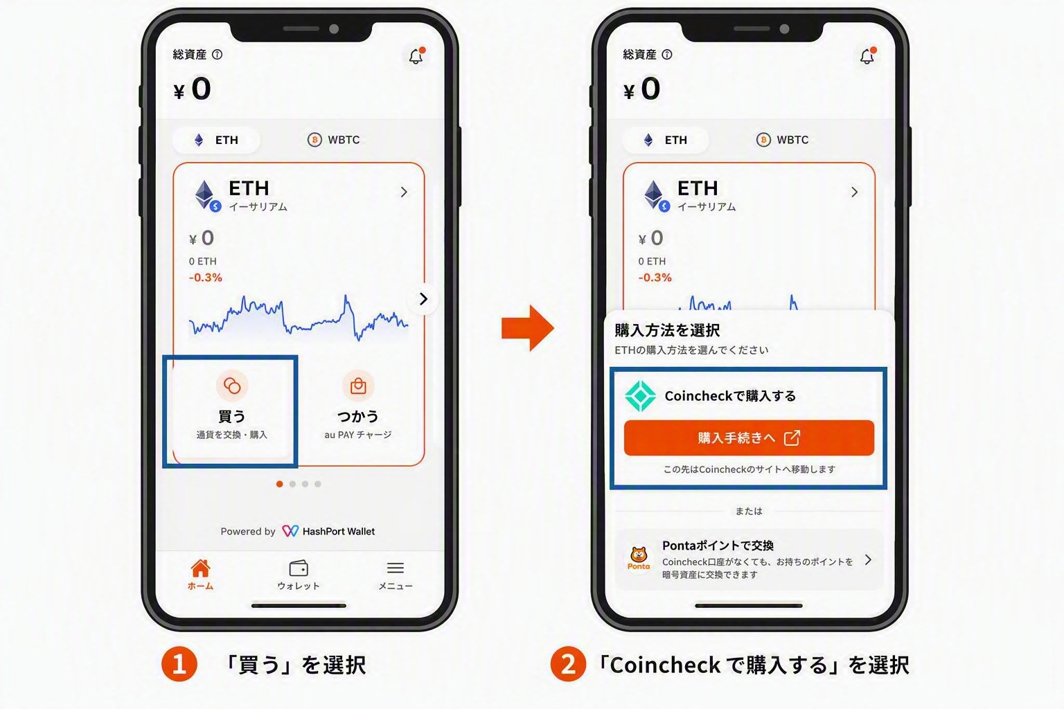 日本円で暗号資産を購入