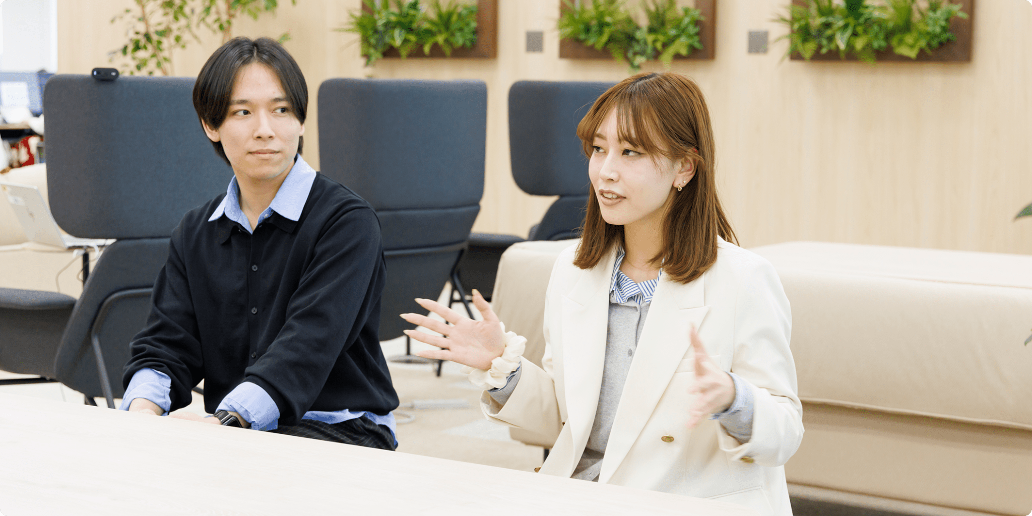 この会社を選んだ理由を教えてください。